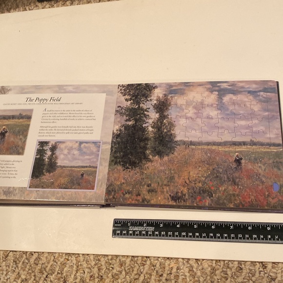 NWOT “Claude Monet Jigsaw Puzzle Book - Picture 6 of 9